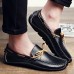 Men Casual Genuine Leather Slip-on Loafers Soft Flats Men Casual Genuine Leather Slip-on Loafers Soft Flats