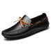 Men Casual Genuine Leather Slip-on Loafers Soft Flats Men Casual Genuine Leather Slip-on Loafers Soft Flats
