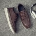 Men Soft Casual Stitching Platform Leather Loafers Men Soft Casual Stitching Platform Leather Loafers