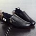 Men Casual Soft Sole Side Zipper Leather Flat Loafers Men Casual Soft Sole Side Zipper Leather Flat Loafers