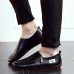 Men Casual Soft Sole Side Zipper Leather Flat Loafers Men Casual Soft Sole Side Zipper Leather Flat Loafers