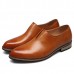 Men Casual Business Comfy Genuine Leather Flat Loafers Slip On Oxfords Men Casual Business Comfy Genuine Leather Flat Loafers Slip On Oxfords