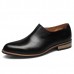 Men Casual Business Comfy Genuine Leather Flat Loafers Slip On Oxfords Men Casual Business Comfy Genuine Leather Flat Loafers Slip On Oxfords
