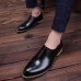 Men Casual Business Comfy Genuine Leather Flat Loafers Slip On Oxfords Men Casual Business Comfy Genuine Leather Flat Loafers Slip On Oxfords