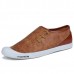 Men Breathable Hand Stitching Casual Leather Flats Men Breathable Hand Stitching Casual Leather Flats