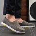 Men Soft Comfortable breathable Knitted Fabric Keep Warm Flats Men Soft Comfortable breathable Knitted Fabric Keep Warm Flats