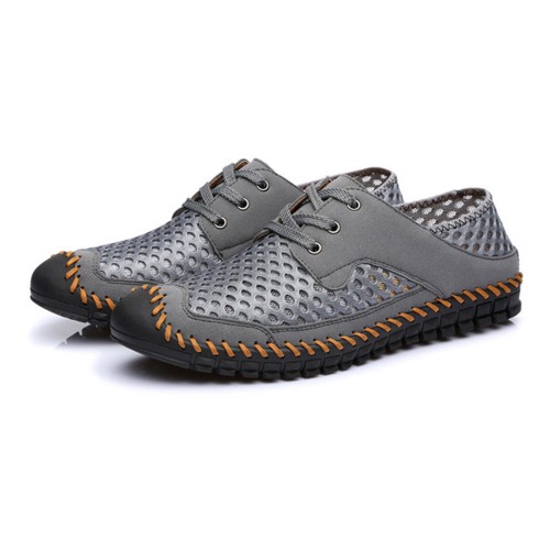Mesh Breathable Toe Protection Stitching Soft Outdoor Flats Mesh Breathable Toe Protection Stitching Soft Outdoor Flats