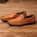 Menico Men Soft Casual Business Genuine Leather Flats Menico Men Soft Casual Business Genuine Leather Flats