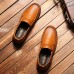 Menico Men Soft Casual Business Genuine Leather Flats Menico Men Soft Casual Business Genuine Leather Flats