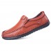 Menico Men Soft Casual Business Genuine Leather Flats Menico Men Soft Casual Business Genuine Leather Flats