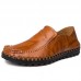 Men Soft Microfiber Casual Business Hand Stitching Flats Men Soft Microfiber Casual Business Hand Stitching Flats