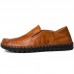 Men Soft Microfiber Casual Business Hand Stitching Flats Men Soft Microfiber Casual Business Hand Stitching Flats