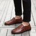 Men Soft Microfiber Casual Business Hand Stitching Flats Men Soft Microfiber Casual Business Hand Stitching Flats