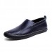 Men Leather Casual Outdoor Slip On Soft Fashion Flat Loafers Men Leather Casual Outdoor Slip On Soft Fashion Flat Loafers