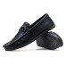 Men Low Top Soft Sole Breathable Leather Slip On Flat Loafers Men Low Top Soft Sole Breathable Leather Slip On Flat Loafers