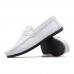Men Low Top Soft Sole Breathable Leather Slip On Flat Loafers Men Low Top Soft Sole Breathable Leather Slip On Flat Loafers