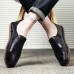 Comfy Men Casual Soft Sole Genuine Leather Flats Loafers Comfy Men Casual Soft Sole Genuine Leather Flats Loafers