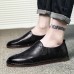 Comfy Men Casual Soft Sole Genuine Leather Flats Loafers Comfy Men Casual Soft Sole Genuine Leather Flats Loafers
