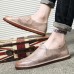Comfy Men Casual Soft Sole Genuine Leather Flats Loafers Comfy Men Casual Soft Sole Genuine Leather Flats Loafers