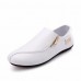 Men Flats Shoes Slip On Casual Comfortable Leather Zipper Loafers Shoes Men Flats Shoes Slip On Casual Comfortable Leather Zipper Loafers Shoes