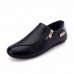 Men Flats Shoes Slip On Casual Comfortable Leather Zipper Loafers Shoes Men Flats Shoes Slip On Casual Comfortable Leather Zipper Loafers Shoes