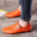 Men Flats Shoes Slip On Casual Comfortable Leather Zipper Loafers Shoes Men Flats Shoes Slip On Casual Comfortable Leather Zipper Loafers Shoes