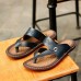 Men Casual Leather Soft Sole Clip Toe Slippers Sandals Men Casual Leather Soft Sole Clip Toe Slippers Sandals