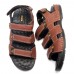 Men Breathable Adjustable Hook Loop Leather Sandals Beach Shoes Men Breathable Adjustable Hook Loop Leather Sandals Beach Shoes
