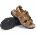 US Size 6-9.5 Men Casual Outdoor Leather Sandals Breathable Comfortable Beach Flat Shoes US Size 6-9.5 Men Casual Outdoor Leather Sandals Breathable Comfortable Beach Flat Shoes