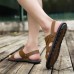Men Casual Breathable Two Way Wear Microfiber Leather Sandals Summer Shoes Men Casual Breathable Two Way Wear Microfiber Leather Sandals Summer Shoes
