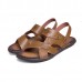 Men Casual Breathable Two Way Wear Microfiber Leather Sandals Summer Shoes Men Casual Breathable Two Way Wear Microfiber Leather Sandals Summer Shoes