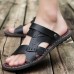 Men Casual Breathable Two Way Wear Microfiber Leather Sandals Summer Shoes Men Casual Breathable Two Way Wear Microfiber Leather Sandals Summer Shoes