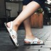 Men Soft Genuine Leather Beach Slippers Sandals Slip On Shoes Men Soft Genuine Leather Beach Slippers Sandals Slip On Shoes