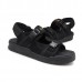 Men Casual Breathable Two Straps Hook Loop Sandals Open Toe Shoes Men Casual Breathable Two Straps Hook Loop Sandals Open Toe Shoes