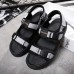 Men Casual Breathable Two Straps Hook Loop Sandals Open Toe Shoes Men Casual Breathable Two Straps Hook Loop Sandals Open Toe Shoes
