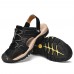 Men Soft Comfy Outdoor Hiking Leather Slipper Sandals Men Soft Comfy Outdoor Hiking Leather Slipper Sandals