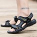 Men Soft Genuine Leather Beach Casual Daily Sandals Men Soft Genuine Leather Beach Casual Daily Sandals