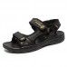 Men Soft Genuine Leather Beach Casual Daily Sandals Men Soft Genuine Leather Beach Casual Daily Sandals