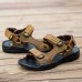 Men Soft Genuine Leather Beach Casual Daily Sandals Men Soft Genuine Leather Beach Casual Daily Sandals
