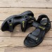 Men Soft Genuine Leather Beach Casual Daily Sandals Men Soft Genuine Leather Beach Casual Daily Sandals