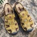 Men Breathable Anti-collision Toe Hook Loop Outdoor Sandals Men Breathable Anti-collision Toe Hook Loop Outdoor Sandals