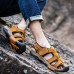 Men Breathable Anti-collision Toe Hook Loop Outdoor Sandals Men Breathable Anti-collision Toe Hook Loop Outdoor Sandals
