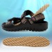 Men Soft Sole Beach Breathable Hook Loop Sandals Summer Shoes Men Soft Sole Beach Breathable Hook Loop Sandals Summer Shoes