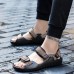 Men Soft Sole Beach Breathable Hook Loop Sandals Summer Shoes Men Soft Sole Beach Breathable Hook Loop Sandals Summer Shoes