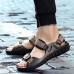 Men Soft Sole Beach Breathable Hook Loop Sandals Summer Shoes Men Soft Sole Beach Breathable Hook Loop Sandals Summer Shoes
