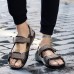 Men Soft Sole Beach Breathable Hook Loop Sandals Summer Shoes Men Soft Sole Beach Breathable Hook Loop Sandals Summer Shoes