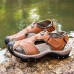 Men Anti Collision Toe Wear Resistance Outsole Comfy Casual Leather Sandals Men Anti Collision Toe Wear Resistance Outsole Comfy Casual Leather Sandals