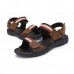Men Comfortable Leather Hook Loop Sandals Beach Sandals Shoes Men Comfortable Leather Hook Loop Sandals Beach Sandals Shoes