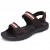 Men Comfortable Leather Hook Loop Sandals Beach Sandals Shoes Men Comfortable Leather Hook Loop Sandals Beach Sandals Shoes