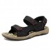 Men Comfy Outdoor Hook Loop Leather Sandals Beach Shoes Men Comfy Outdoor Hook Loop Leather Sandals Beach Shoes